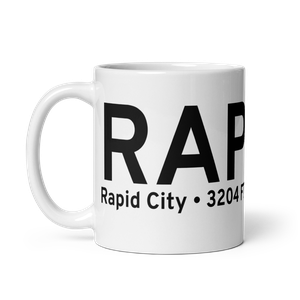 Rapid City (KRAP) Airport Mug