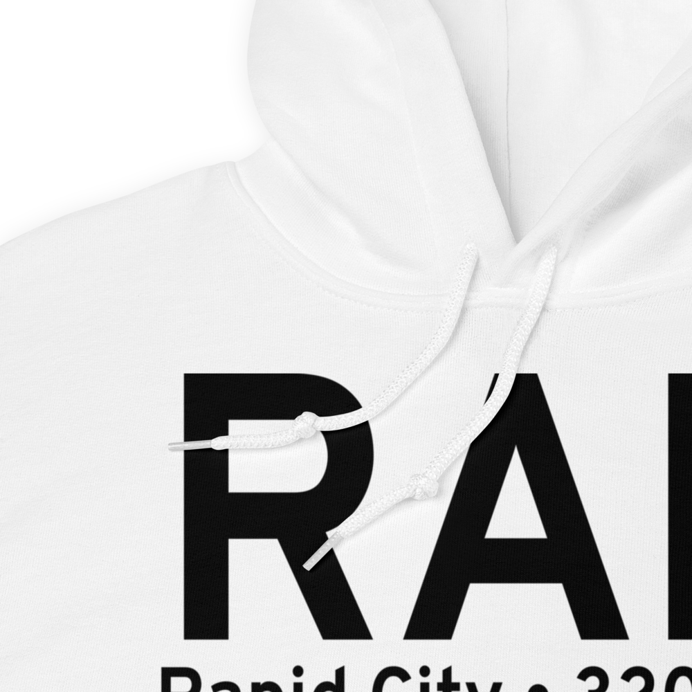 Rapid City (KRAP) Airport Hoodie Sweatshirt 