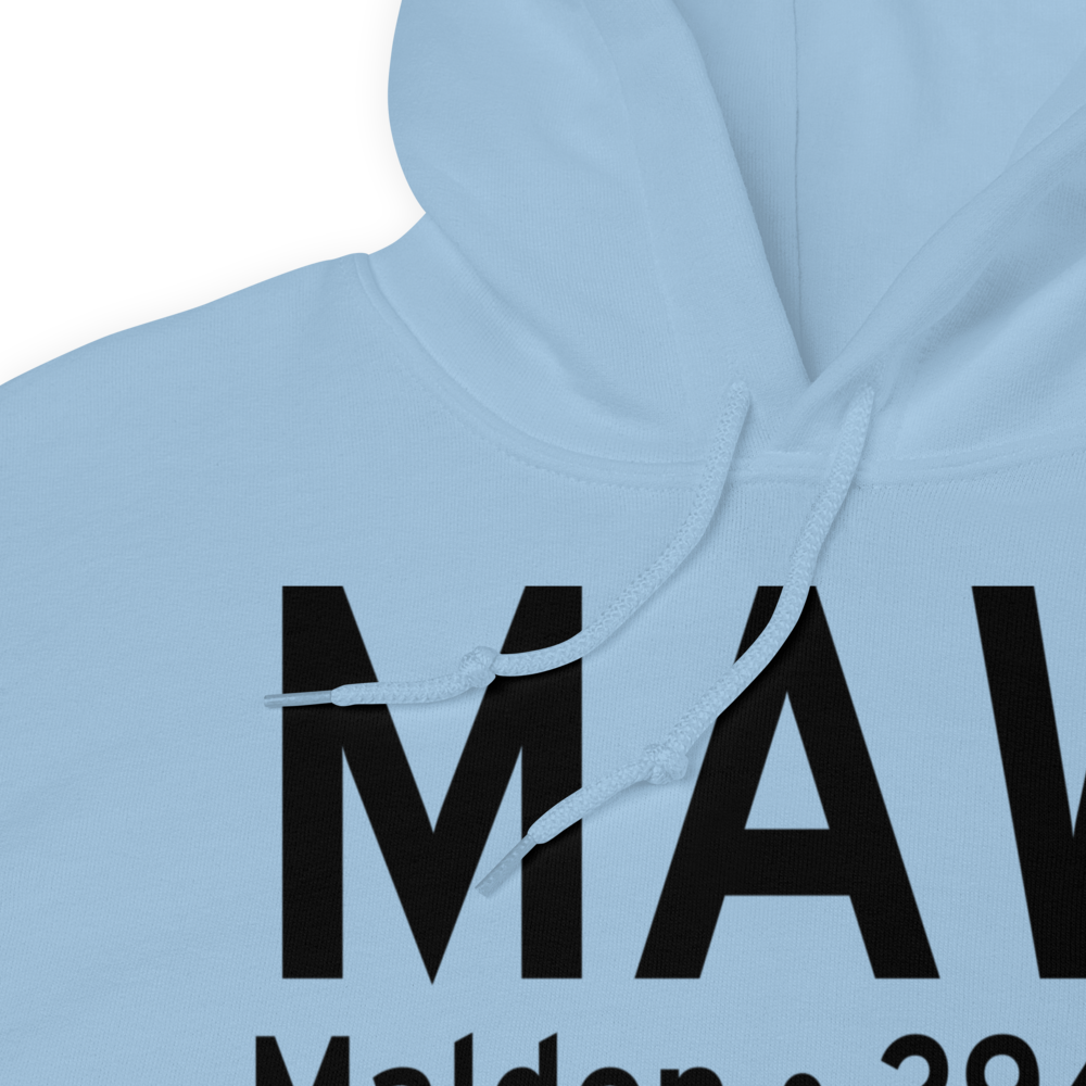 Malden (KMAW) Airport Hoodie Sweatshirt 