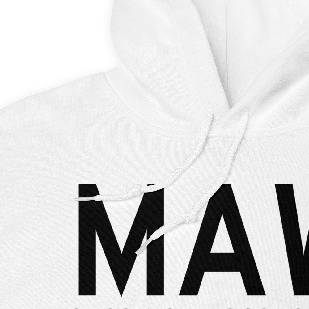 Malden (KMAW) Airport Hoodie Sweatshirt 