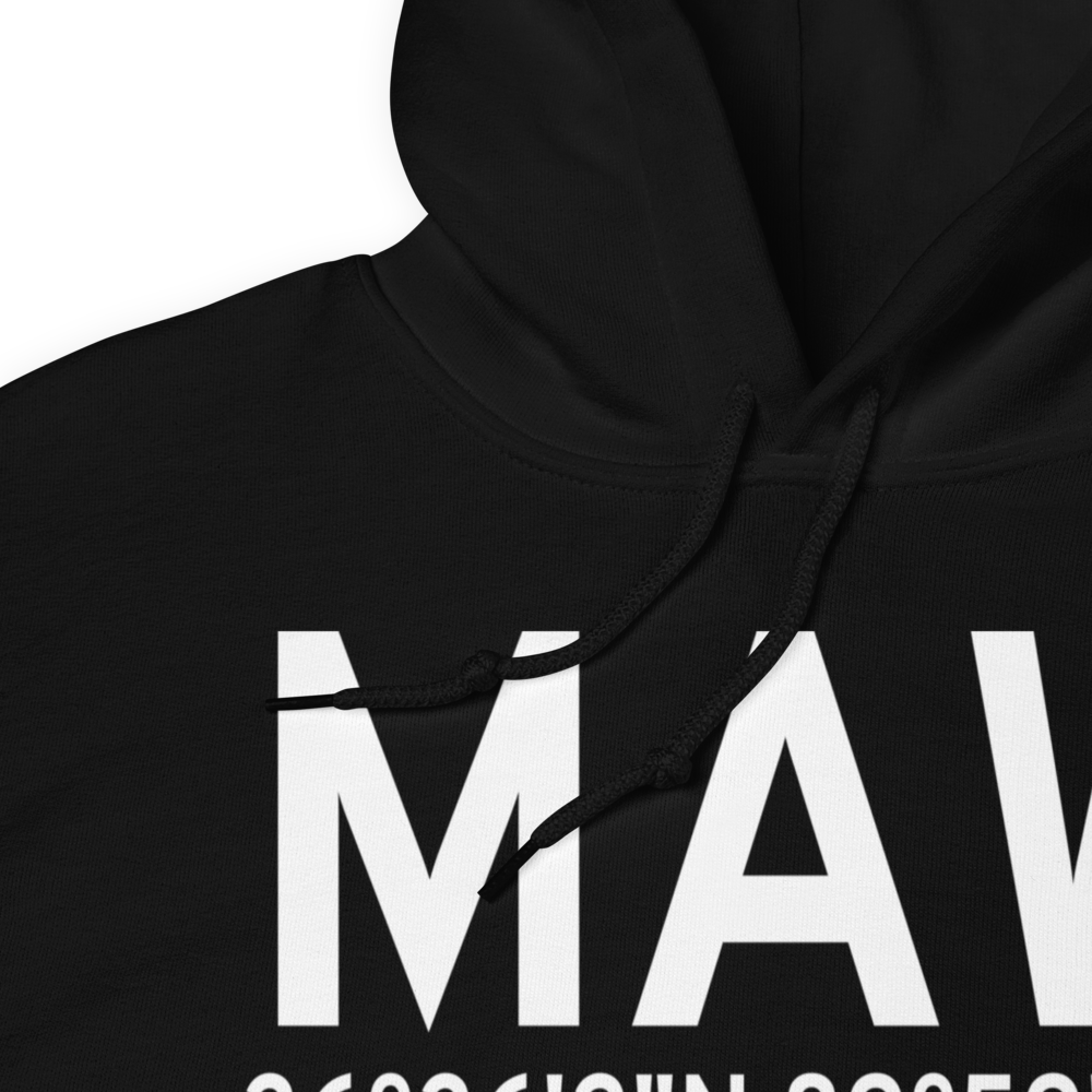 Malden (KMAW) Airport Hoodie Sweatshirt 