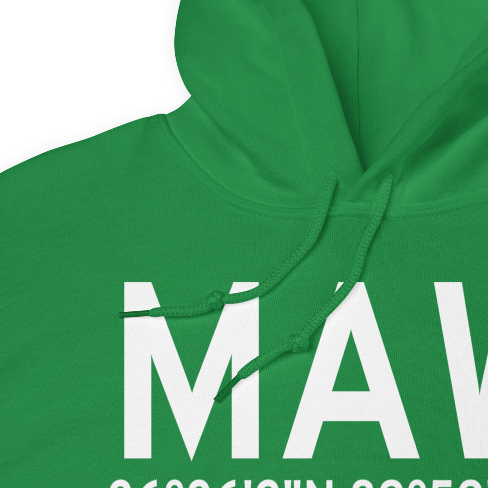 Malden (KMAW) Airport Hoodie Sweatshirt 