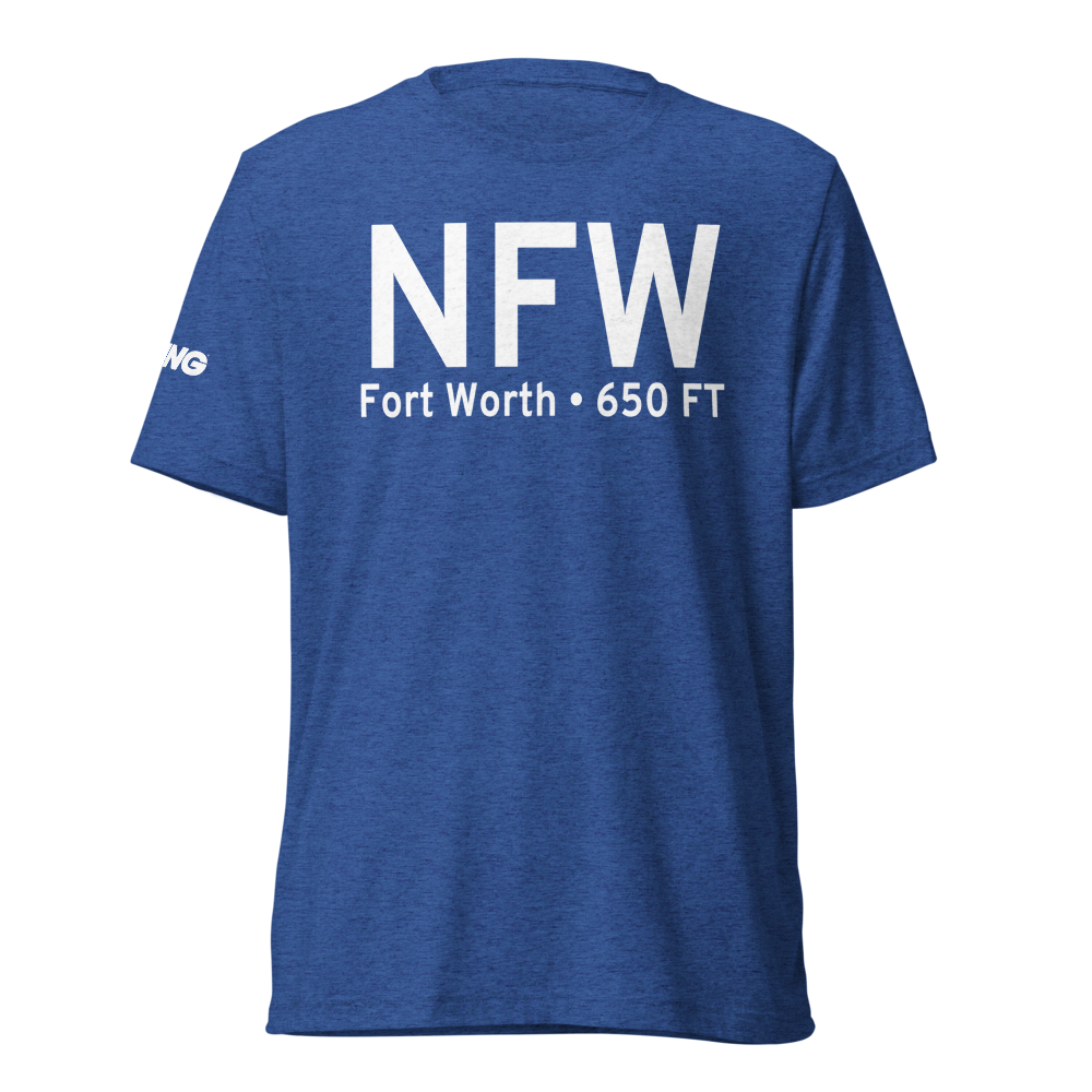 Fort Worth (KNFW) Airport Tri-blend T-Shirt 