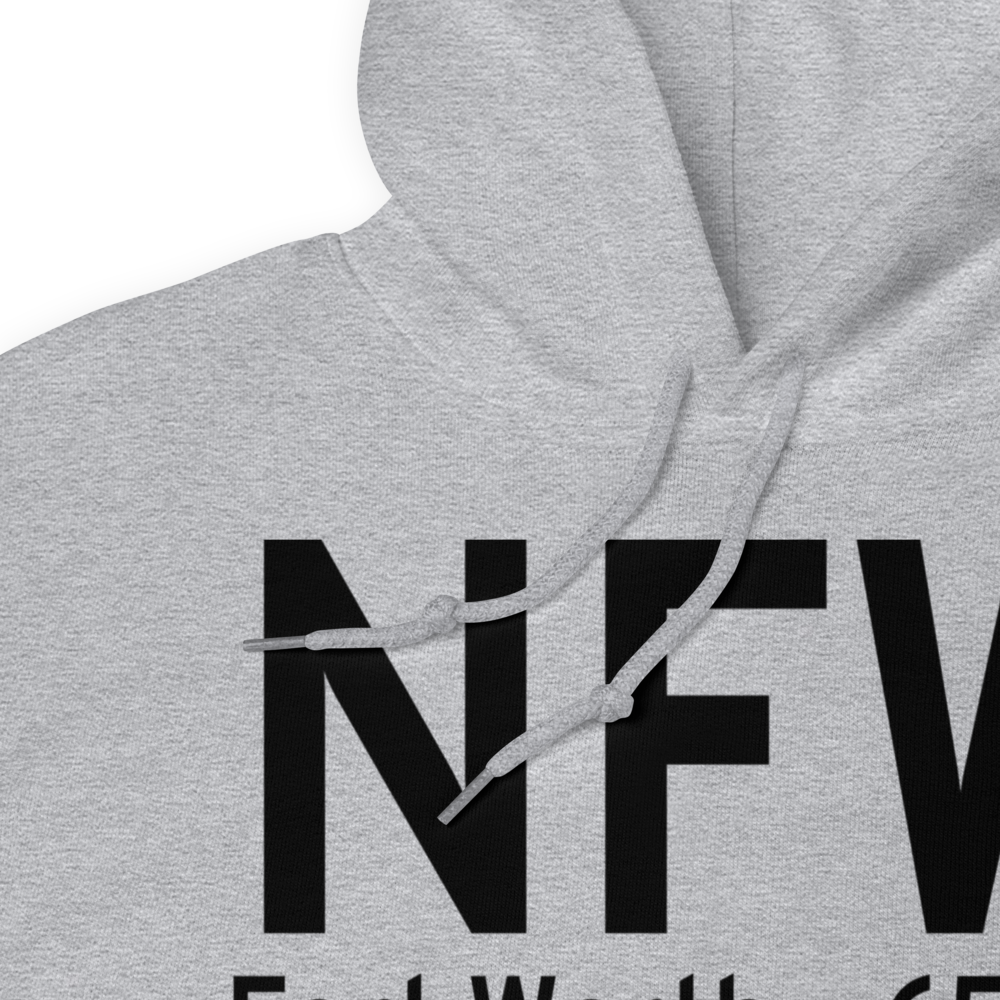 Fort Worth (KNFW) Airport Hoodie Sweatshirt 
