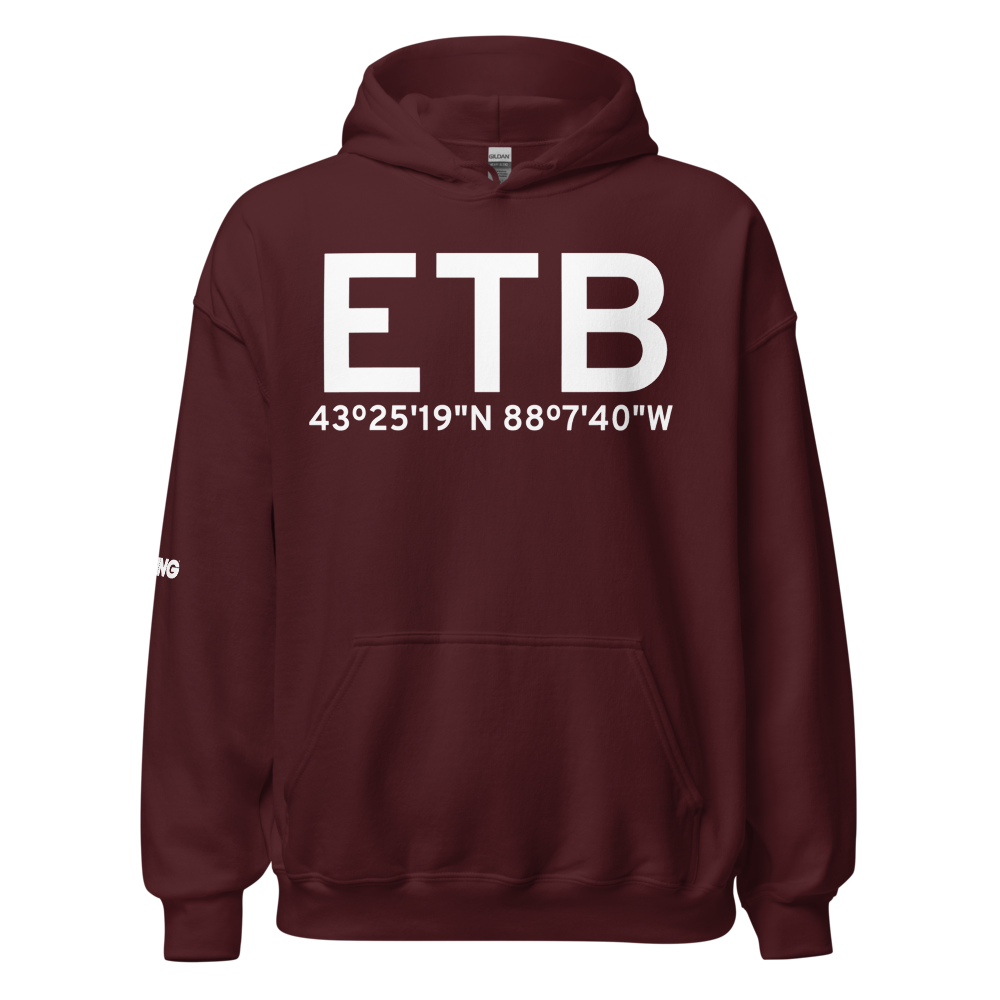 West Bend (KETB) Airport Hoodie Sweatshirt 