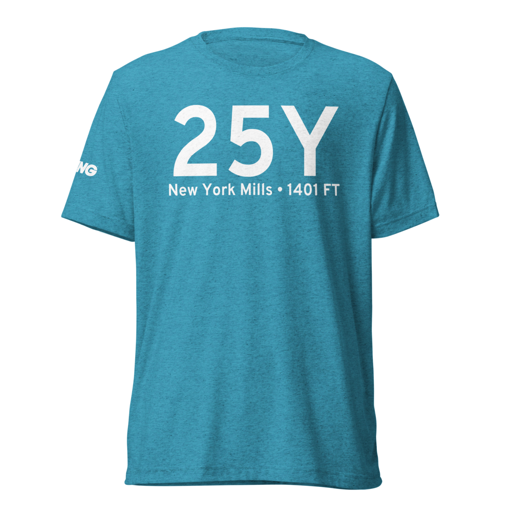 New York Mills (25Y) Airport Tri-blend T-Shirt 