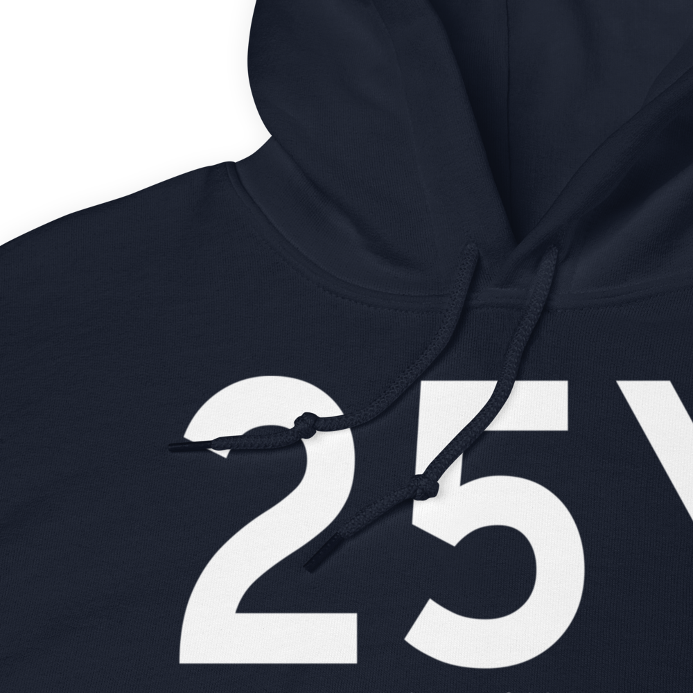 New York Mills (25Y) Airport Hoodie Sweatshirt 