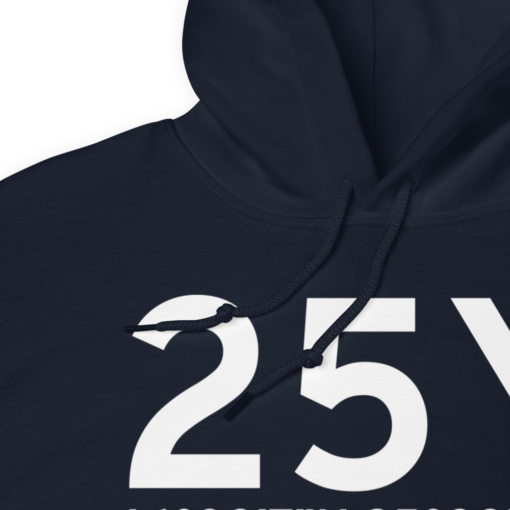 New York Mills (25Y) Airport Hoodie Sweatshirt 