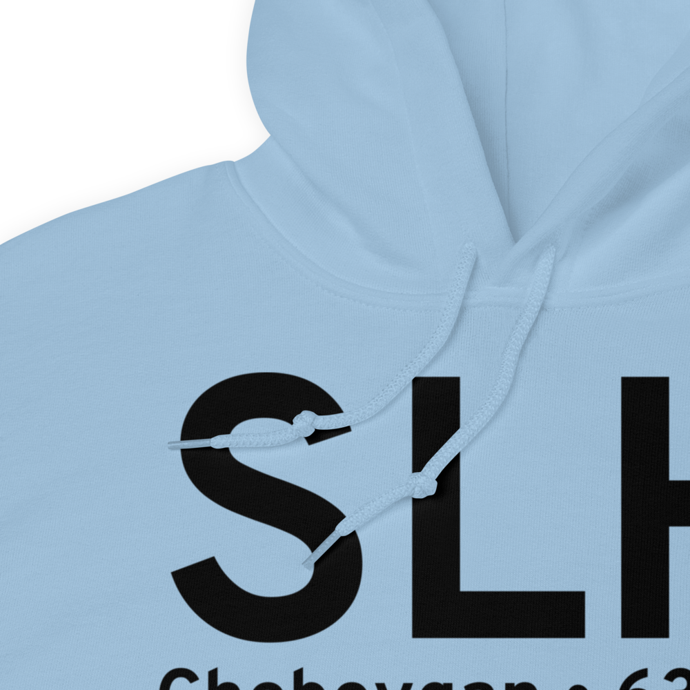 Cheboygan (KSLH) Airport Hoodie Sweatshirt 