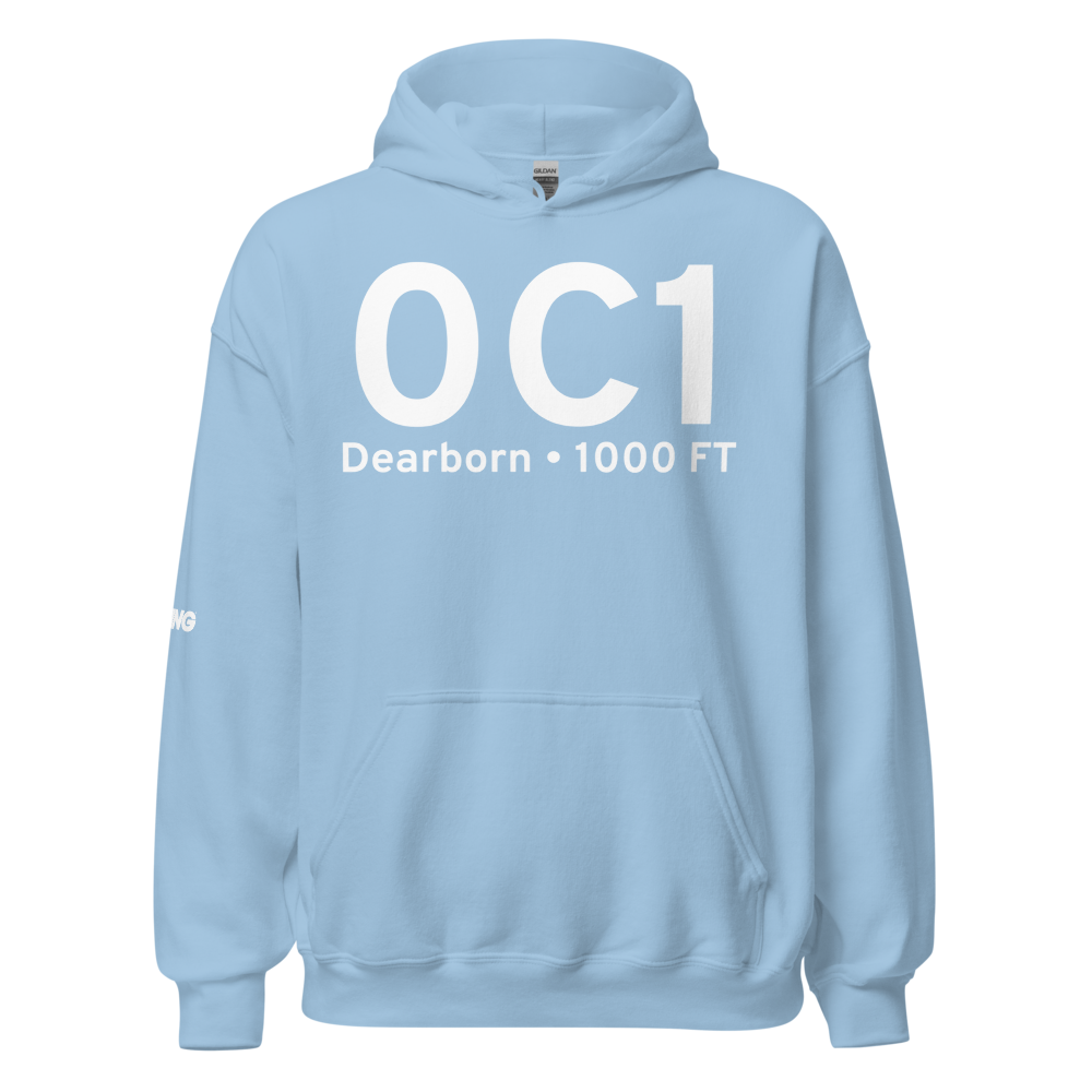 Dearborn (0C1) Airport Hoodie Sweatshirt 