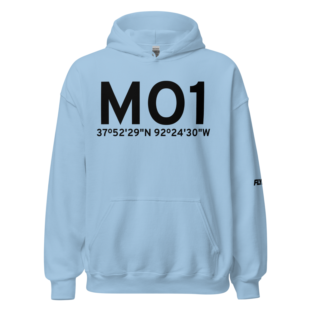 Richland (KMO1) Airport Hoodie Sweatshirt 