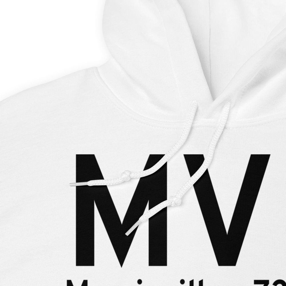 Morrisville (KMVL) Airport Hoodie Sweatshirt 
