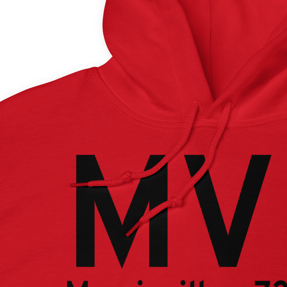 Morrisville (KMVL) Airport Hoodie Sweatshirt 