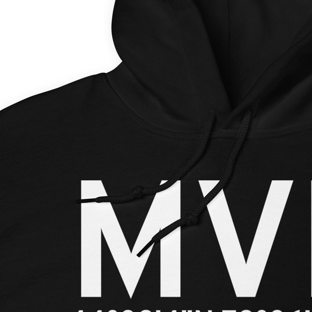 Morrisville (KMVL) Airport Hoodie Sweatshirt 