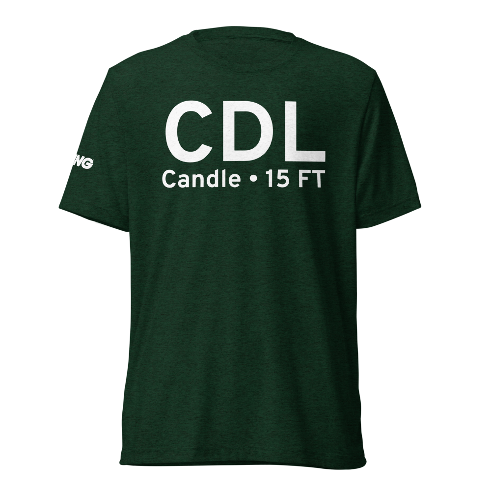 Candle (AK75) Airport Tri-blend T-Shirt 