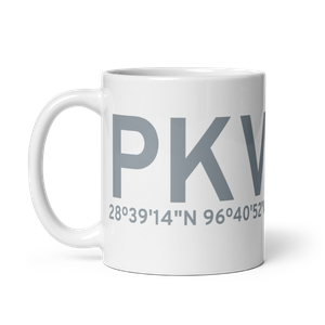 Port Lavaca (KPKV) Airport Mug
