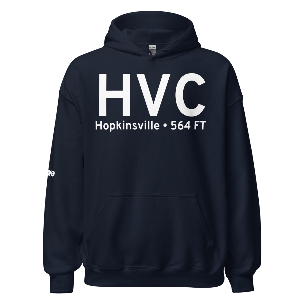 Hopkinsville (KHVC) Airport Hoodie Sweatshirt 