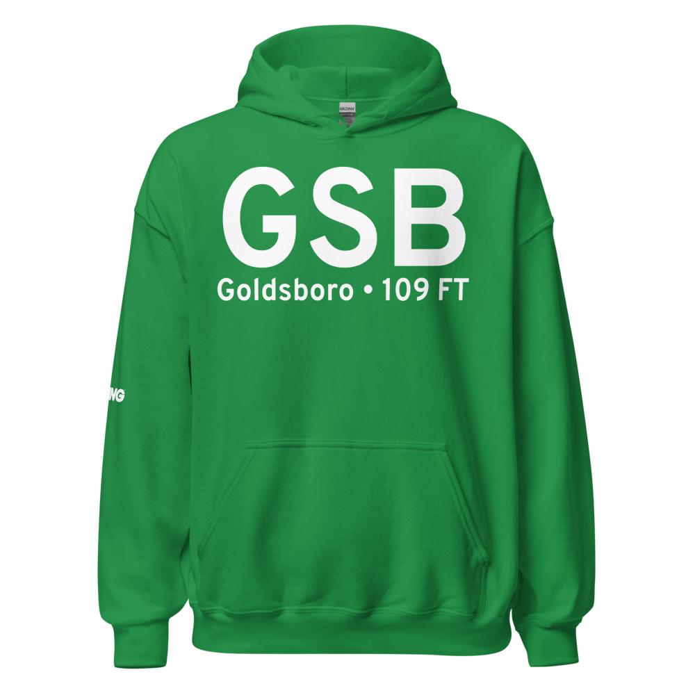 Goldsboro (KGSB) Airport Hoodie Sweatshirt 