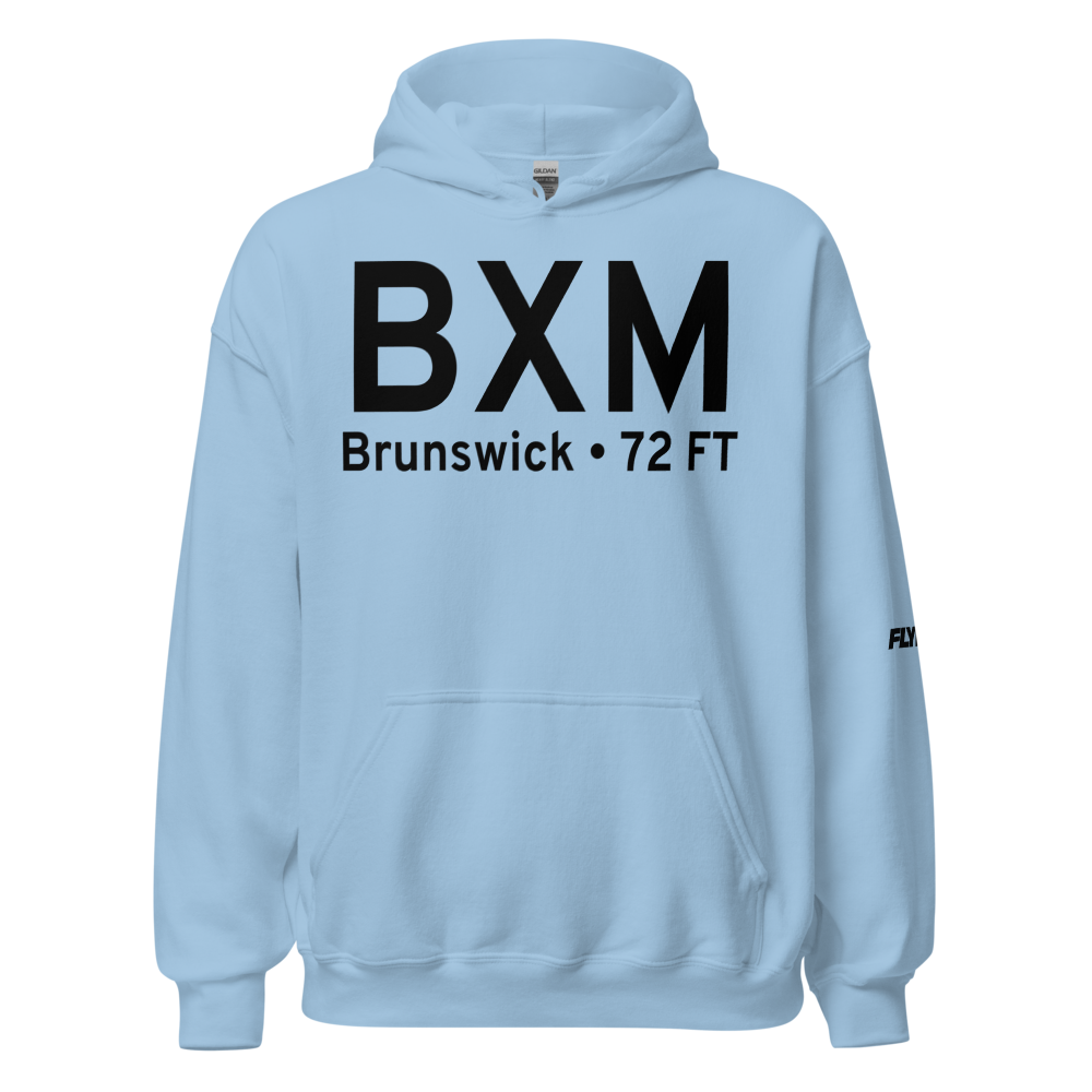 Brunswick (KNHZ) Airport Hoodie Sweatshirt 