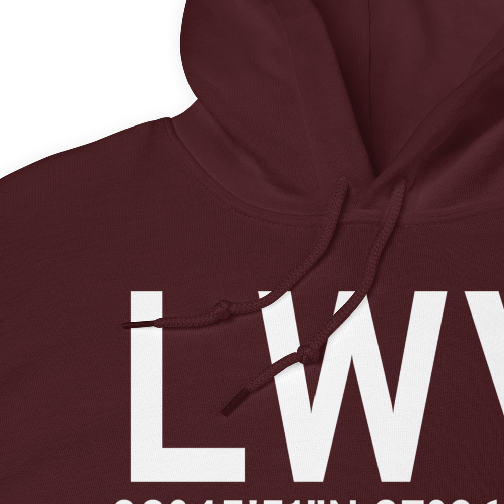 Lawrenceville (KLWV) Airport Hoodie Sweatshirt 