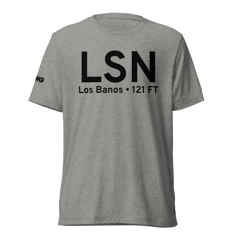 Los Banos (KLSN) Airport Tri-blend T-Shirt 