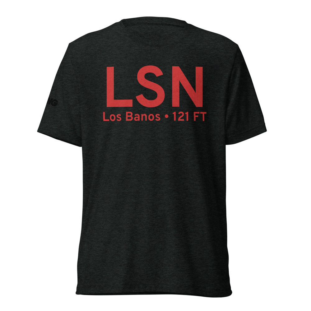 Los Banos (KLSN) Airport Tri-blend T-Shirt 