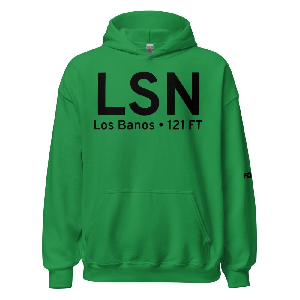 Los Banos (KLSN) Airport Hoodie Sweatshirt 