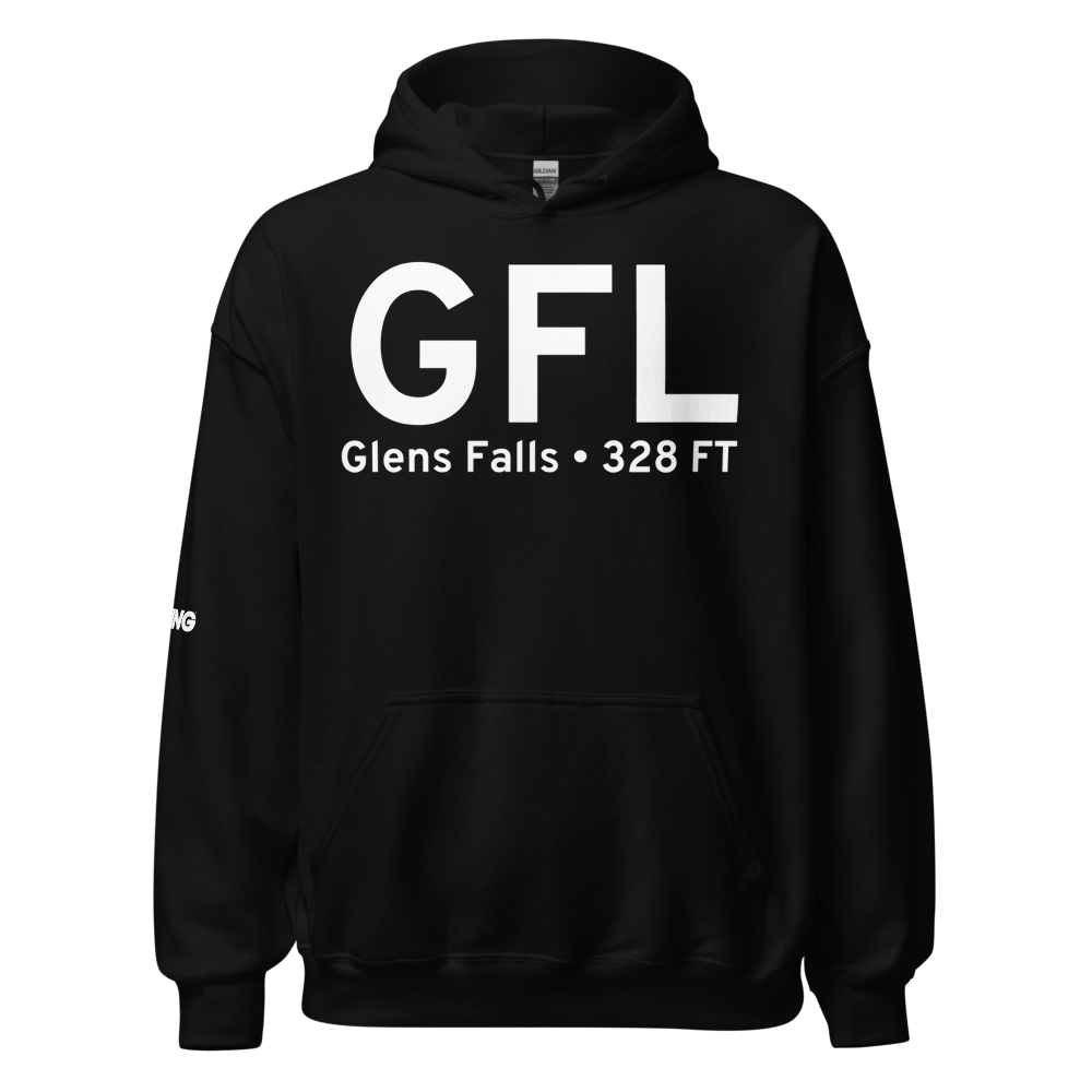 Glens Falls (KGFL) Airport Hoodie Sweatshirt 