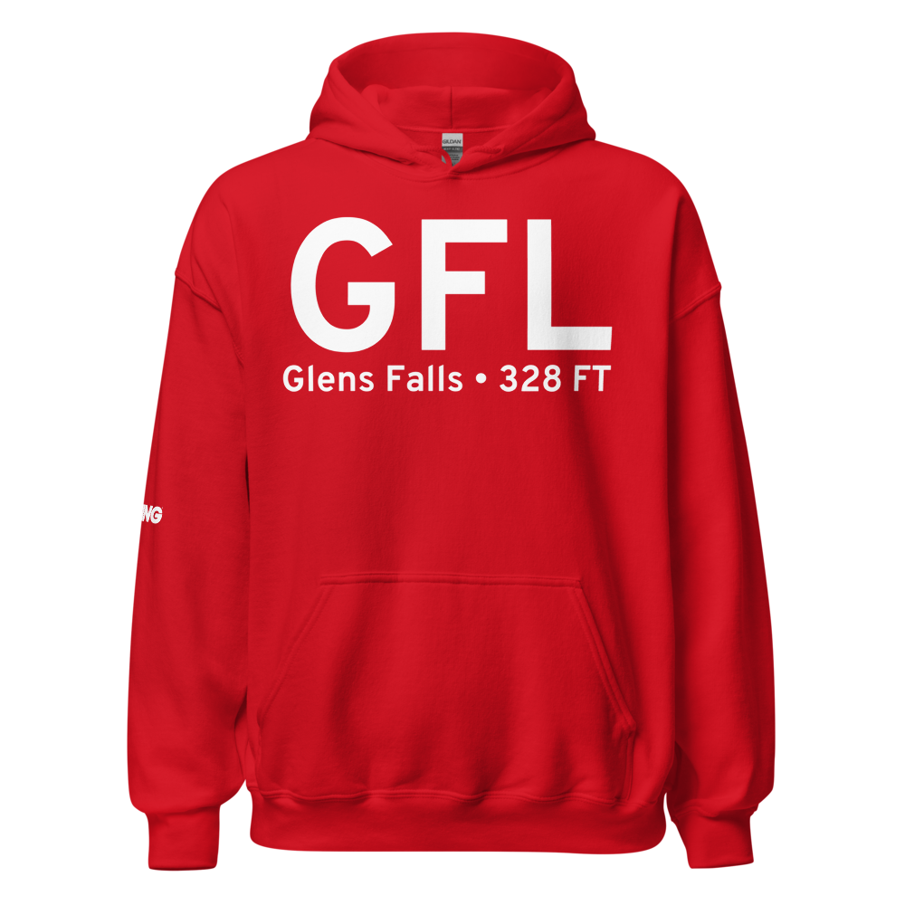 Glens Falls (KGFL) Airport Hoodie Sweatshirt 
