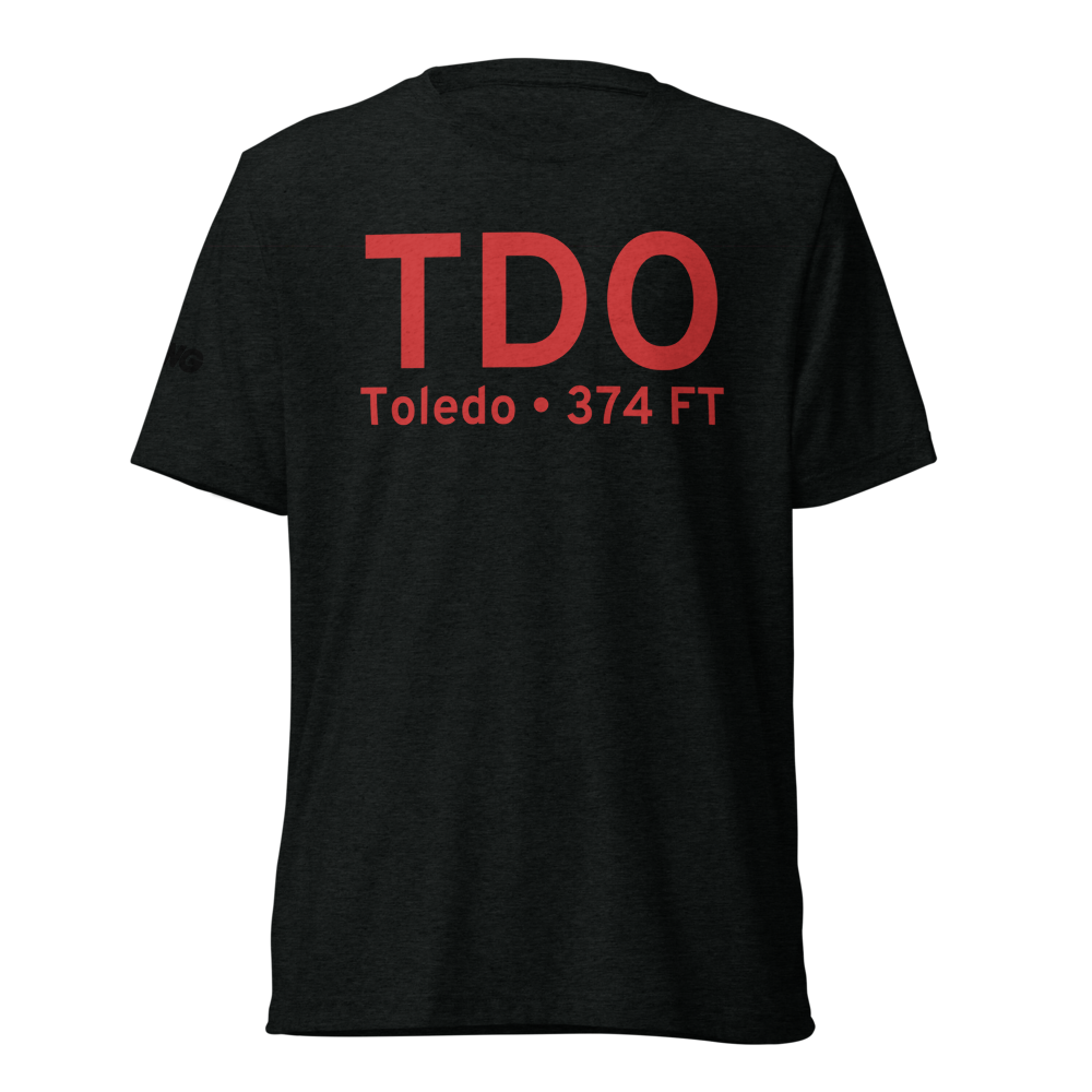 Toledo (KTDO) Airport Tri-blend T-Shirt 
