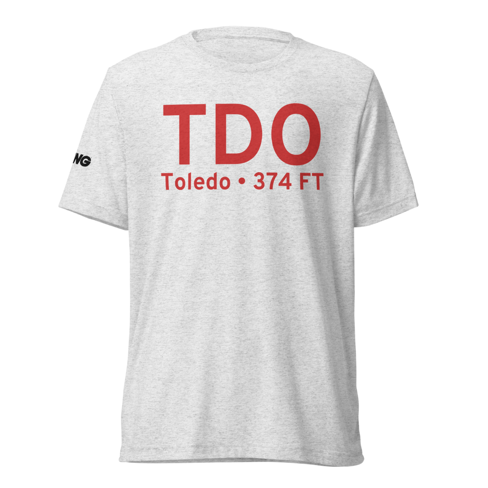 Toledo (KTDO) Airport Tri-blend T-Shirt 