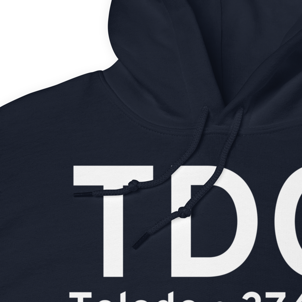 Toledo (KTDO) Airport Hoodie Sweatshirt 