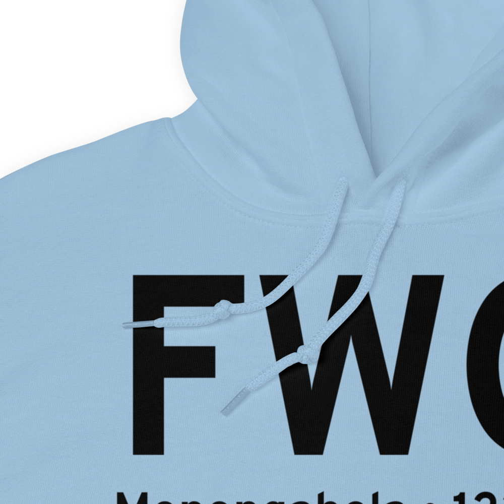 Monongahela (KFWQ) Airport Hoodie Sweatshirt 