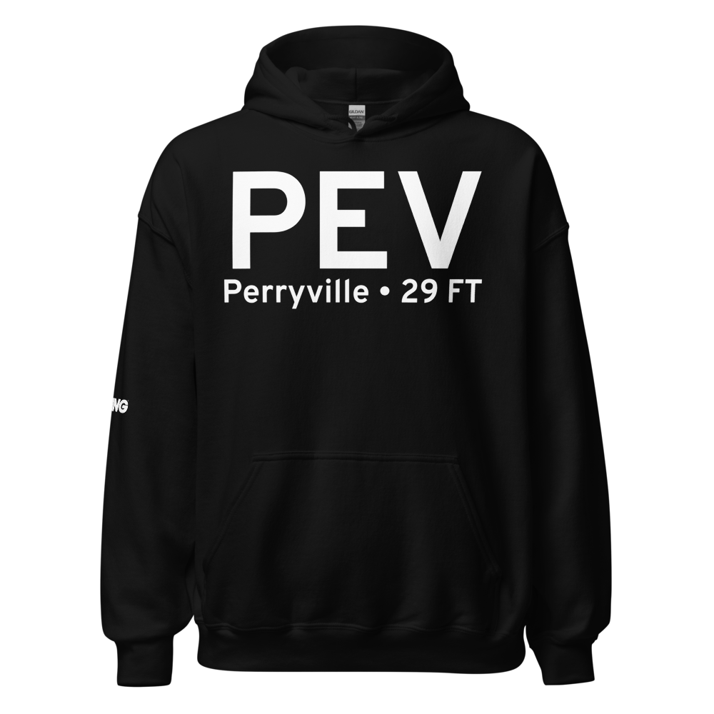 Perryville (PAPE) Airport Hoodie Sweatshirt 