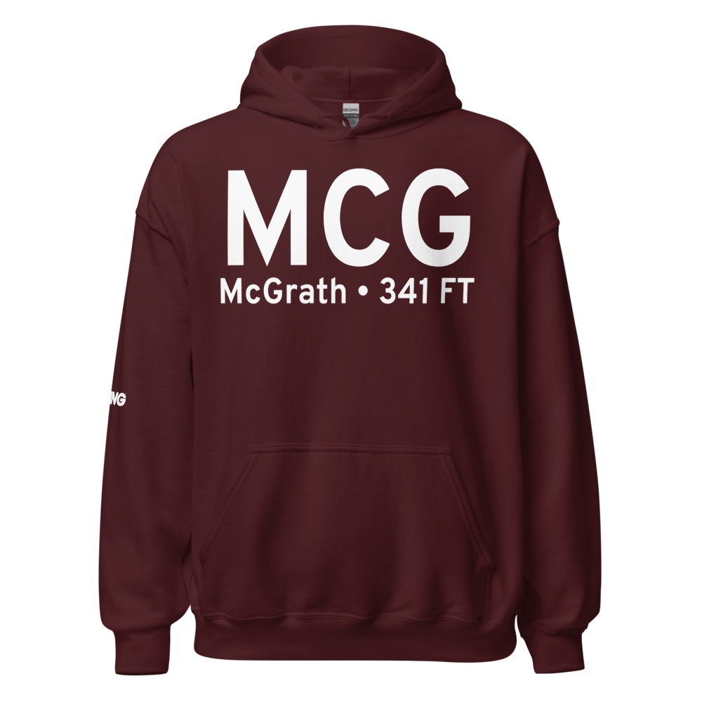 McGrath (PAMC) Airport Hoodie Sweatshirt 