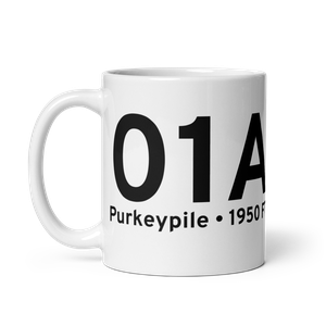 Purkeypile (01A) Airport Mug