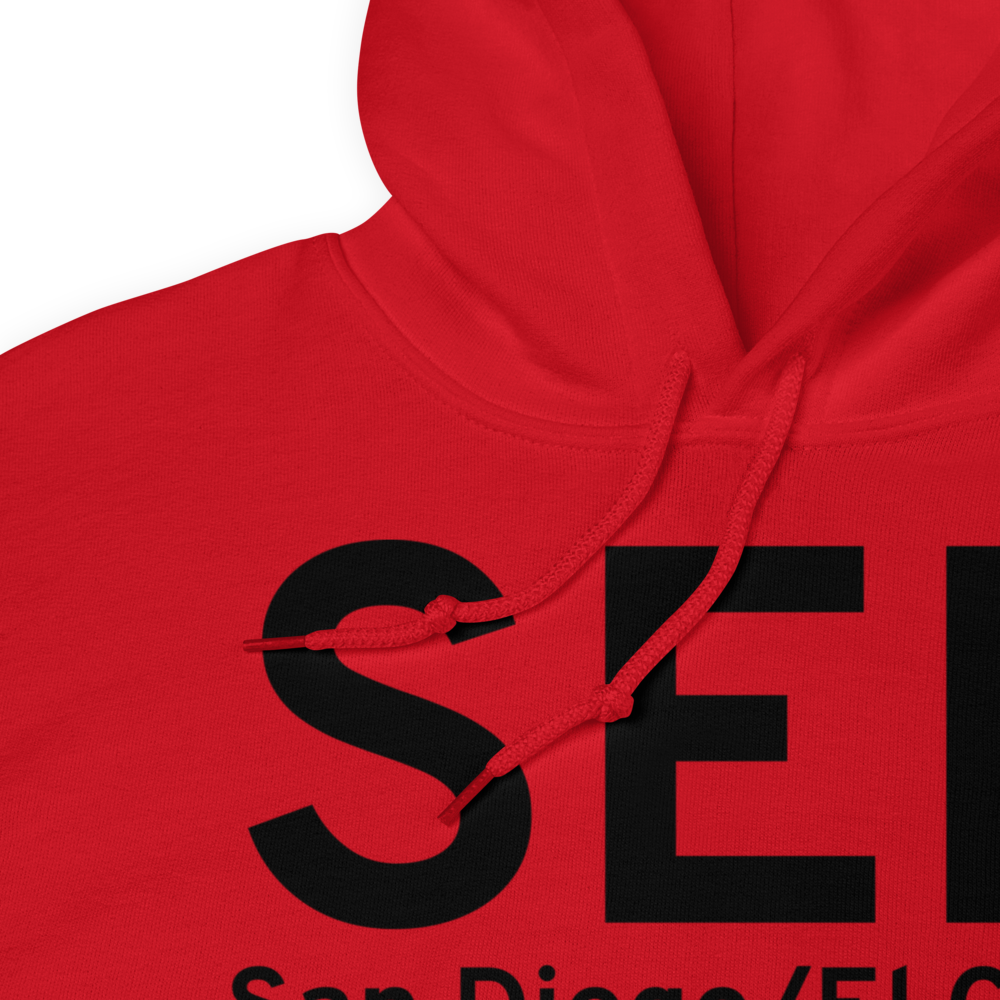 San Diego/El Cajon (KSEE) Airport Hoodie Sweatshirt 