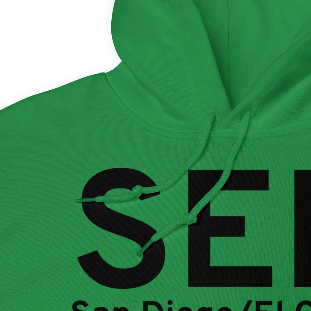 San Diego/El Cajon (KSEE) Airport Hoodie Sweatshirt 