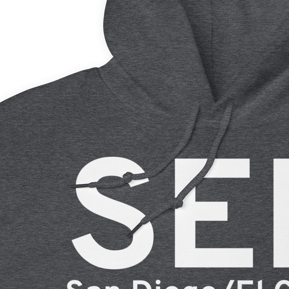 San Diego/El Cajon (KSEE) Airport Hoodie Sweatshirt 