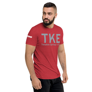 Tenakee Springs (TKE) Airport Tri-blend T-Shirt