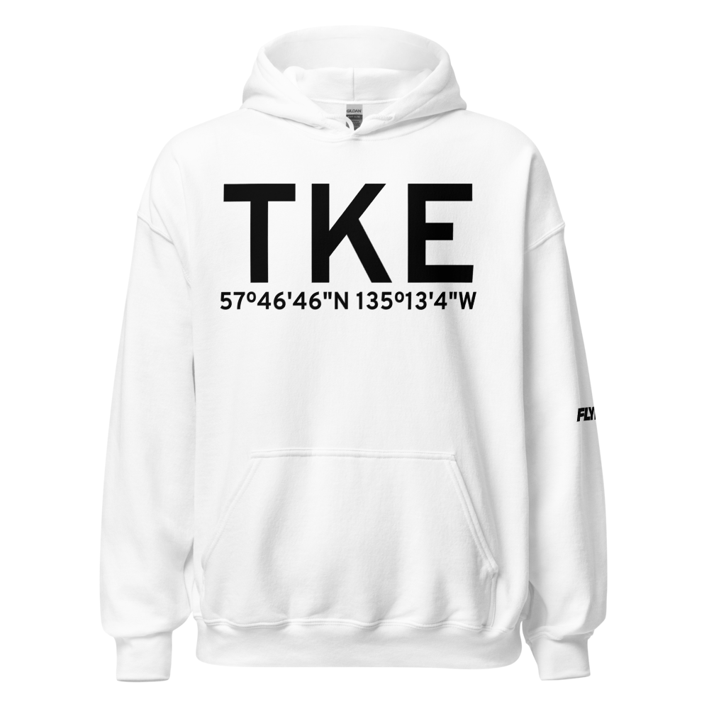 Tenakee Springs (TKE) Airport Hoodie Sweatshirt 