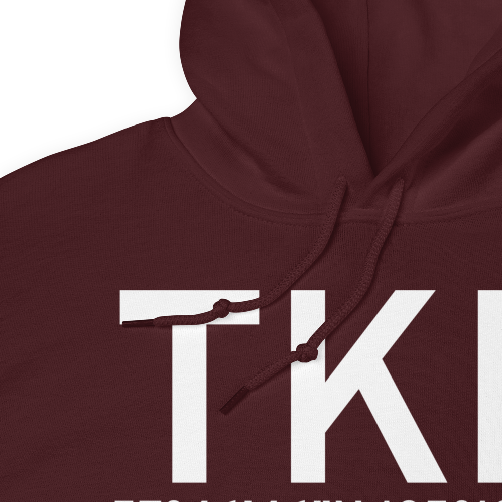 Tenakee Springs (TKE) Airport Hoodie Sweatshirt 