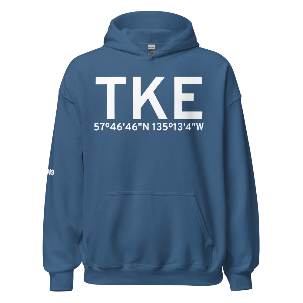 Tenakee Springs (TKE) Airport Hoodie Sweatshirt 