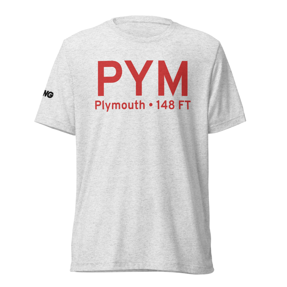 Plymouth (KPYM) Airport Tri-blend T-Shirt 