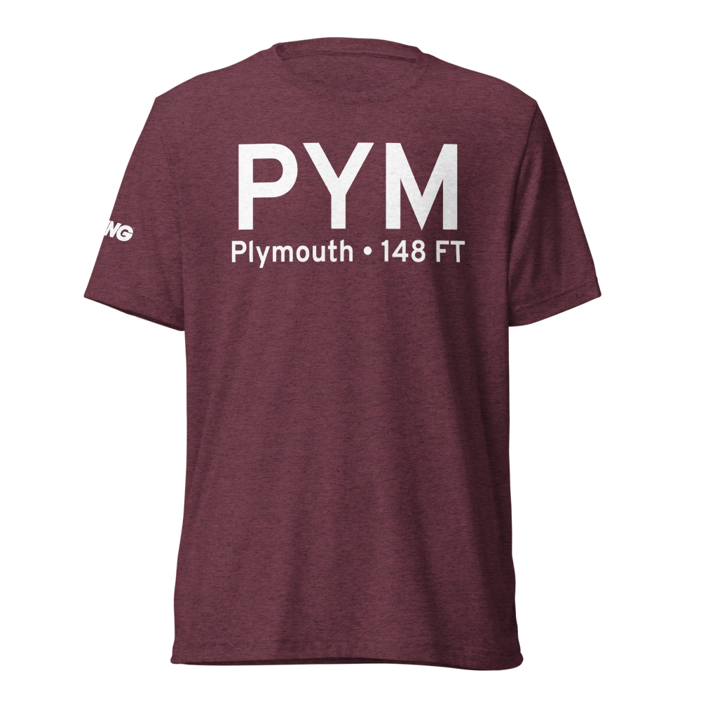 Plymouth (KPYM) Airport Tri-blend T-Shirt 