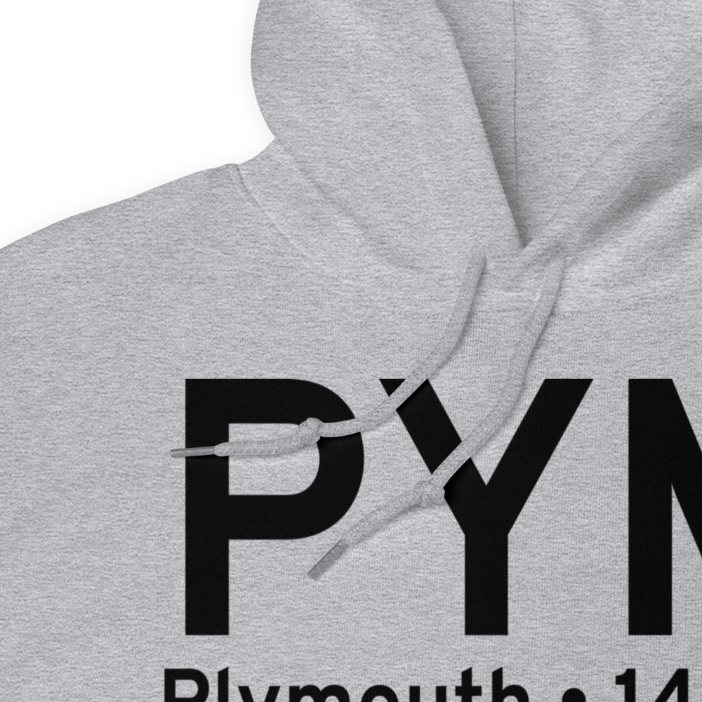 Plymouth (KPYM) Airport Hoodie Sweatshirt 