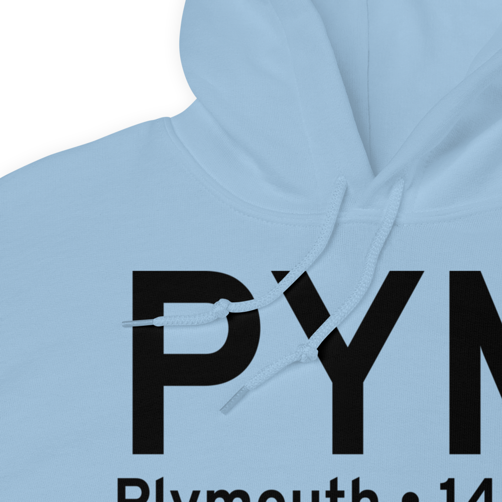 Plymouth (KPYM) Airport Hoodie Sweatshirt 