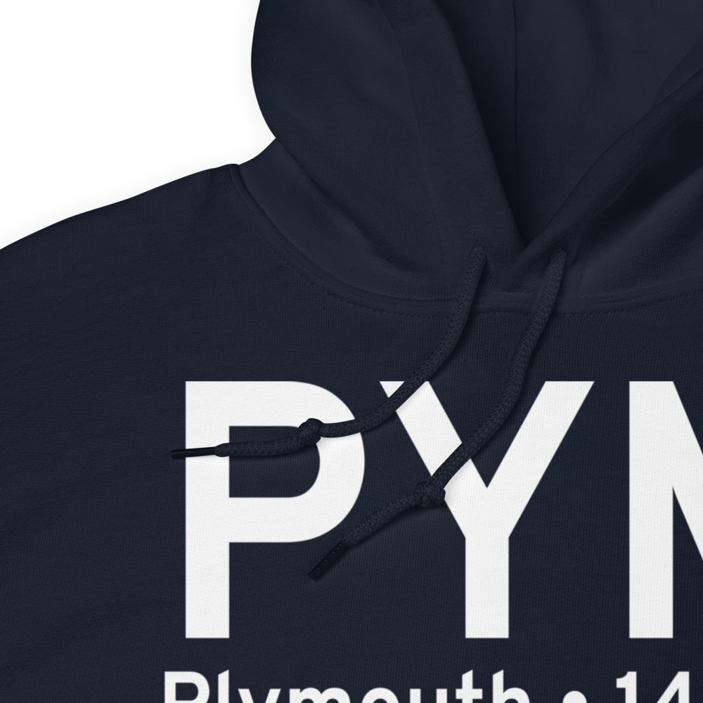 Plymouth (KPYM) Airport Hoodie Sweatshirt 