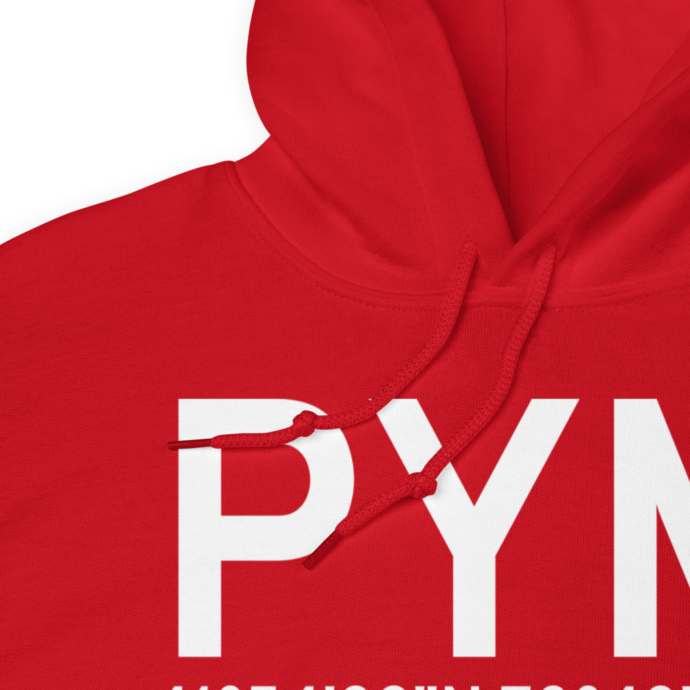 Plymouth (KPYM) Airport Hoodie Sweatshirt 