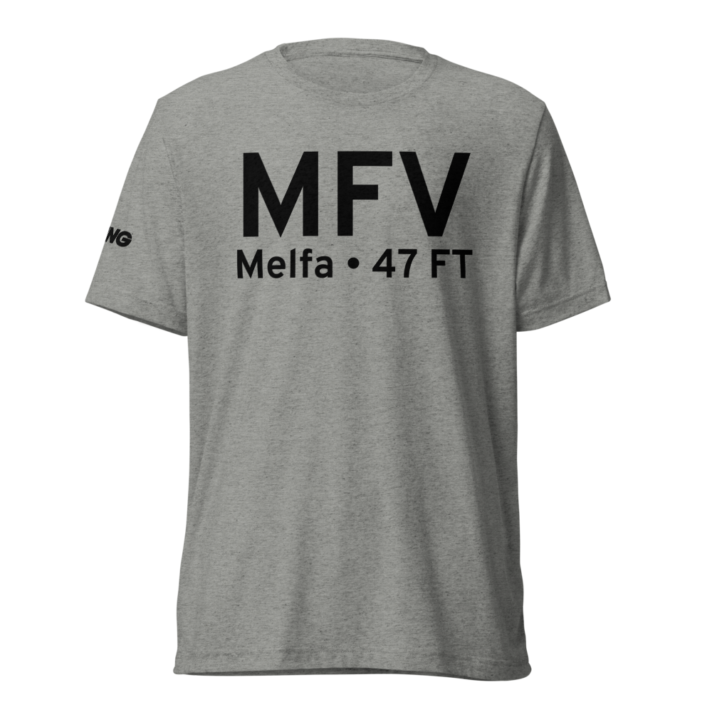 Melfa (KMFV) Airport Tri-blend T-Shirt 